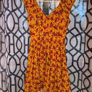 Floral Yellow Dress